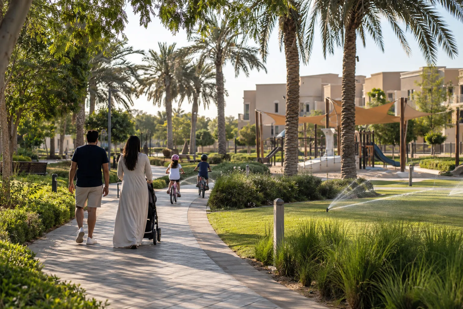Meilleurs quartiers famille à Abu Dhabi : où s'installer avec vos enfants