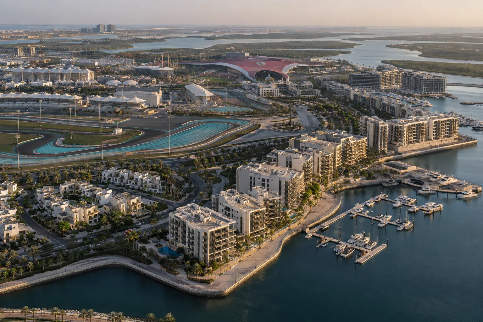 Investir sur l'île de Yas à Abu Dhabi : loisirs, projets et rendement